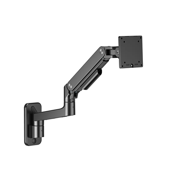 Single HydraLift Articulating Monitor Wall Mount with extension for 4.4-44 lbs monitors | HYDRA1HDGBW