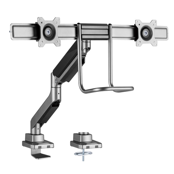 Pneumatic Dual Monitor Arm With Handlebar HYDRA2HANDLEBAR