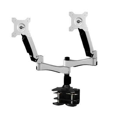 The Dual Monitor Articulating Clamp Mount
