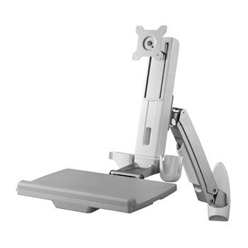Sit Stand Combo Workstation Wall Mount System
