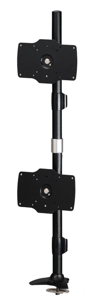 AMR2P32V | Dual Vertical Mount Grommet Based | Supports Max 32″ LCD