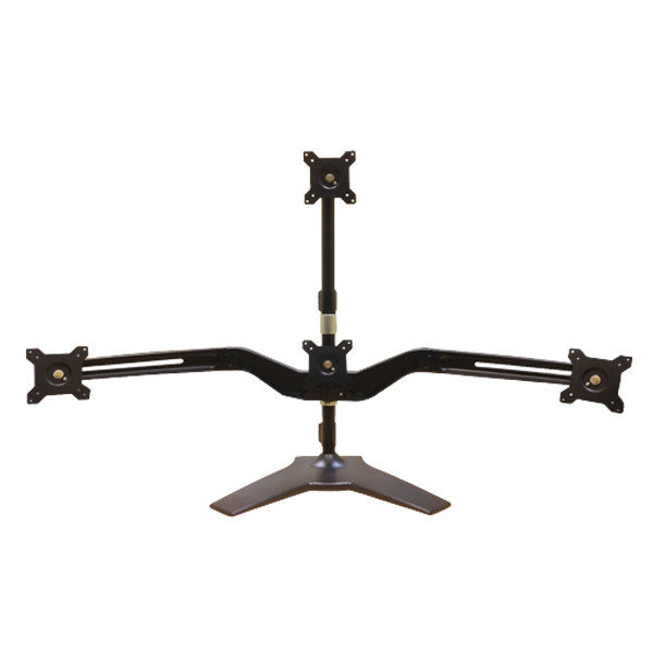 Quad Monitor Stand Mount (1 over 3)  - AMR4S+