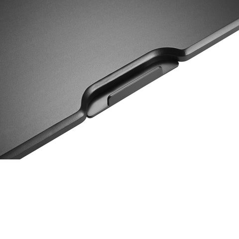 EZUP2619 | Ultra-Slim Height Adjustable Sit/Stand Workstation Desk | Black 26.4" Wide Tabletop  | 1.8" Low-Profile Design | Amer Mounts
