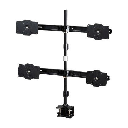 Quad Monitor Clamp Mount Max 32″ Monitors