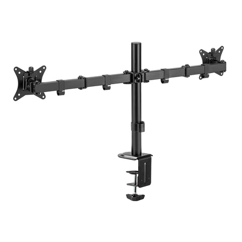 Easy Clamp Dual Monitor Mount Supports 17” - 32" Monitors 2EZCLAMP
