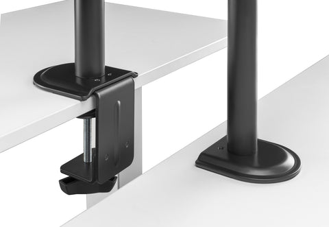Easy Clamp Dual Monitor Mount Supports 17” - 32" Monitors 2EZCLAMP