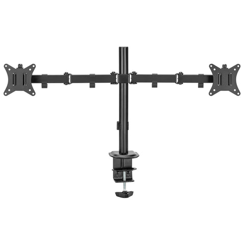 Easy Clamp Dual Monitor Mount Supports 17” - 32" Monitors 2EZCLAMP