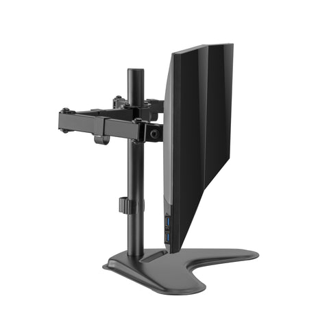 Dual Articulating Monitor Desk Mount Supports 17” - 32" Monitors 2EZSTAND