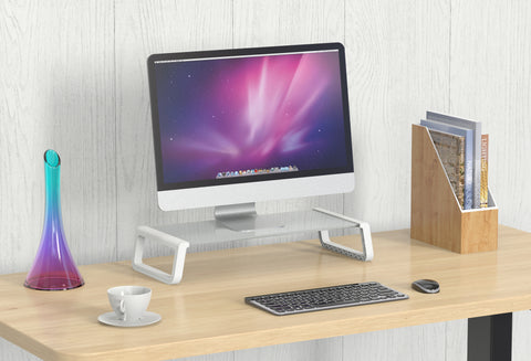 Desk Monitor Riser Stand (White) AMRSR100CW