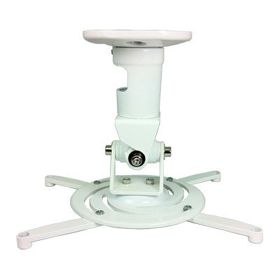 The Universal Projector Ceiling Mount (White and Silver) 