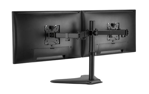 Dual Articulating Monitor Desk Mount Supports 17” - 32" Monitors 2EZSTAND