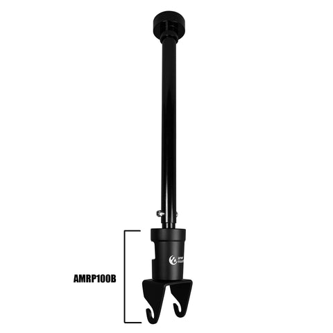 AMREADJ1626B | Amer Adjustable Ceiling Projector Extension Pole. Extends 16"-26"