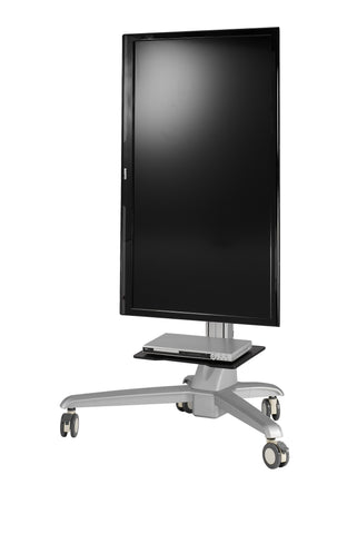 Mobile Media Conference Computer/TV Display Cart With Motorized Lift - AMRM4E